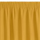 Eurofirany, zasłona gotowa na taśmie, Rita, 140-175 cm, musztardowy