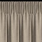 Eurofirany, zasłona gotowa, Nilo, na taśmie, 140-270 cm, ciemnobeżowy