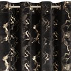 Eurofirany, zasłona gotowa, Raja, 140-250 cm, czarny