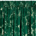 Eurofirany, zasłona gotowa, Raja, na taśmie, 140-270 cm, ciemnozielony