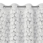 Eurofirany, zasłona gotowa, Roses, 140-250 cm, biały