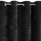 Eurofirany, zasłona gotowa, Vani, 140-250 cm, czarny