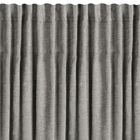 Eurofirany, zasłona gotowa, Vani, na taśmie, 140-270 cm, szary