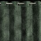 Eurofirany, zasłona zaciemniająca gotowa, Aleta, 135-250 cm, ciemnozielony