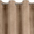 Eurofirany, zasłona zaciemniająca gotowa, d91 Rosa, 140-250 cm, ciemnobeżowy