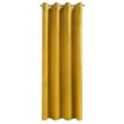 Eurofirany, zasłona zaciemniająca gotowa, D91 Rosa, 140-250 cm, musztardowy