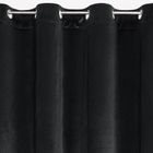 Eurofirany, zasłona zaciemniająca gotowa, Dani, 140-250 cm, czarny