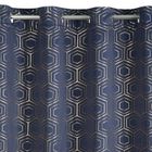 Eurofirany, zasłona zaciemniająca gotowa, Kaja, 135-250 cm, granatowy