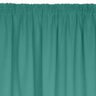 Eurofirany, zasłona zaciemniająca gotowa, Logan na taśmie, 140-270 cm, turkusowy