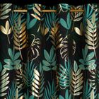 Eurofirany, zasłona zaciemniająca gotowa, Malta, 140-250 cm, ciemnozielony