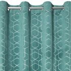 Eurofirany, zasłona zaciemniająca gotowa, Mandi, 135-250 cm, turkusowy