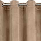 Eurofirany, zasłona zaciemniająca gotowa, Melanie, 140-250 cm, ciemnobeżowy