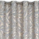 Eurofirany, zasłona zaciemniająca gotowa,, Milena, 140-250 cm, srebrny