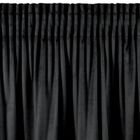 Eurofirany, zasłona zaciemniająca gotowa, na taśmie, Dani, 140-270 cm, czarny