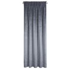 Eurofirany, zasłona zaciemniająca gotowa, na taśmie, Daria, 140-270 cm, stalowy