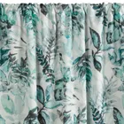 Eurofirany, zasłona zaciemniająca gotowa, na taśmie, Garden2, 155-200 cm, biały