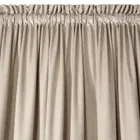 Eurofirany, zasłona zaciemniająca gotowa, na taśmie, Melanie, 140-270 cm, beżowy