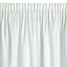 Eurofirany, zasłona zaciemniająca gotowa, na taśmie, Melanie, 140-270 cm, biały