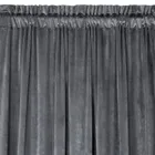 Eurofirany, zasłona zaciemniająca gotowa, na taśmie, Melanie, 140-270 cm, grafitowy