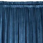 Eurofirany, zasłona zaciemniająca gotowa, na taśmie, Melanie, 140-270 cm, granatowy