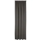 Eurofirany, zasłona zaciemniająca gotowa, na taśmie, Milan, 140-300 cm, grafitowy