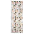 Eurofirany, zasłona zaciemniająca gotowa, na taśmie, Rose, 135-270 cm, biały