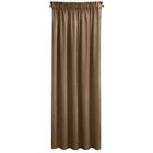 Eurofirany, zasłona zaciemniająca gotowa, na taśmie, Sibel, 140-270 cm, brązowy