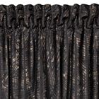 Eurofirany, zasłona zaciemniająca gotowa, na taśmie, Tulia, 135-270 cm, czarny