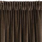 Eurofirany, zasłona zaciemniająca gotowa, na taśmie, Villa, 140-270 cm, brązowy