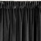 Eurofirany, zasłona zaciemniająca gotowa, na taśmie, Villa, 140-270 cm, czarny