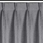 Eurofirany, zasłona zaciemniająca gotowa, Nelisa, 210-270 cm, grafitowy