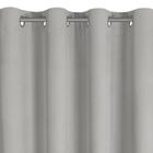 Eurofirany, zasłona zaciemniająca gotowa, Nita, 140-250 cm, stalowy