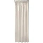 Eurofirany, zasłona zaciemniająca gotowa, Sibel, na taśmie, 140-270 cm, beżowy