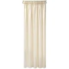 Eurofirany, zasłona zaciemniająca gotowa, Sibel, na taśmie, 140-270 cm, kremowy