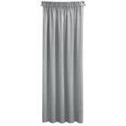 Eurofirany, zasłona zaciemniająca gotowa, Sibel, na taśmie, 140-270 cm, szary