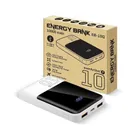 Everactive, powerbank, 10000mAh, 2xUSB, 1xUSB-C, 22,5W, QC4+, wyświetlacz LCD, biały, EB-10Q