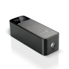 Everactive, powerbank z latarką, 27000mAh, 1xUSB, 2xUSB-C, 162,5W, QC4+, wyświetlacz LCD, czarny, EB-27Q