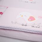 Ewa Klucze Eevi, Zwierzaki, Ptak, 3-częściowy komplet pościeli, 100-135 cm