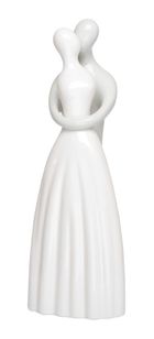 Ewax, para ceramiczna, szaro- biała, 13-12-37 cm