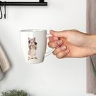 Excellent Houseware, kubki ceramiczne, 220 ml, 3 szt.