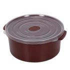 Excellent Houseware, pojemniki na żywność do mikrofalówki, okrągłe, 3 szt.
