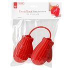 Excellent Houseware, zaparzacz do herbaty, silikonowy, czerwony