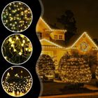 Extralink, lampki choinkowe, świąteczne, 10,5m, 100 LED, ciepłe, białe, na baterie