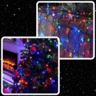 Extralink, lampki choinkowe, świąteczne, 10,5m, 100 LED, ciepłe, multikolor, na baterie