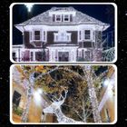 Extralink, lampki choinkowe, świąteczne, 10m, 100 LED, białe, zimne, zewnętrzne, wewnętrzne, na baterie