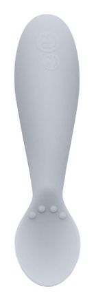 EZPZ, Tiny Spoon, silikonowa łyżeczka 2 szt. pastelowa szarość