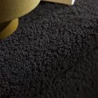 Factory, Matcha, składana ławka z tkaniny bouclé, 76-38 cm