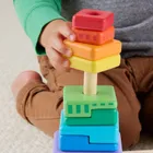 Fisher-Price, Drewniane piramidki, Sorter kształtówm zabawka niemowlęca