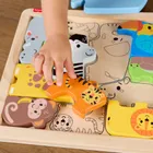 Fisher-Price, Drewniane Puzzle, zwierzątka