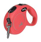 Flexi, New Classic, smycz, rozmiar XS, linka, 3 m, do 8 kg, czerwony